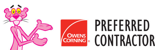 A group of logos that include owens corning, premier construction and prowell.